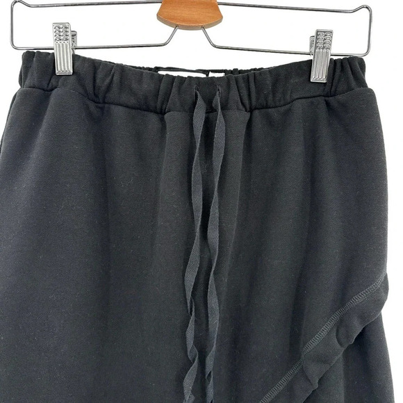 Adeptt Adira Skirt Asymmetric‎ Pencil Drawstring Midi Cotton Black Size Large - Picture 4 of 14